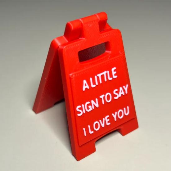 Мини-знак «Я люблю тебя», украшение для рабочего стола на День святого Валентина, рождественский подарок, выдвижная мини-знак, чтобы выразить любовь к девушке, жене, невесте