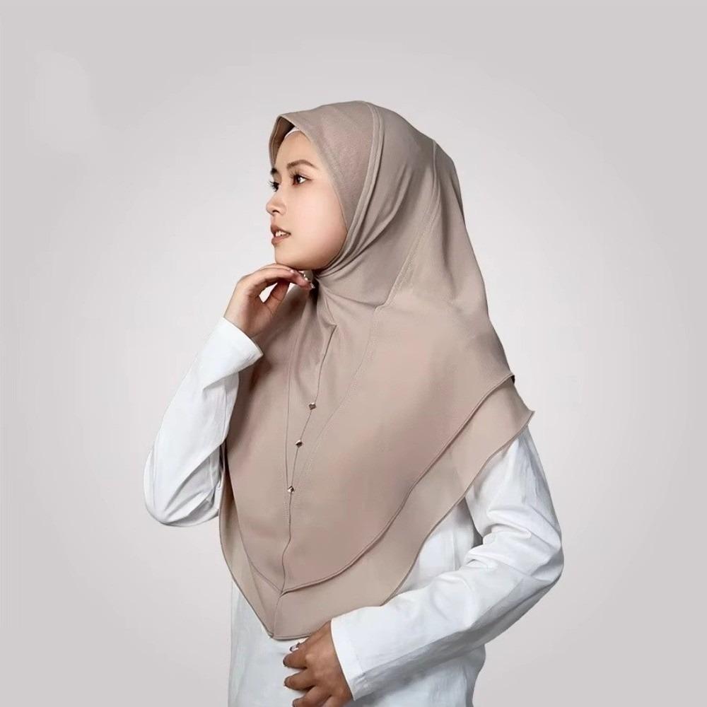 Milk Silk Muslim Headscarf Quick Dry Hijab Headwear Gifts Khimar Hijab Commuting