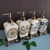 European Style Ceramic Soap Dispenser Vintage Refillable Lotion Pump Bottle  Essential Oil