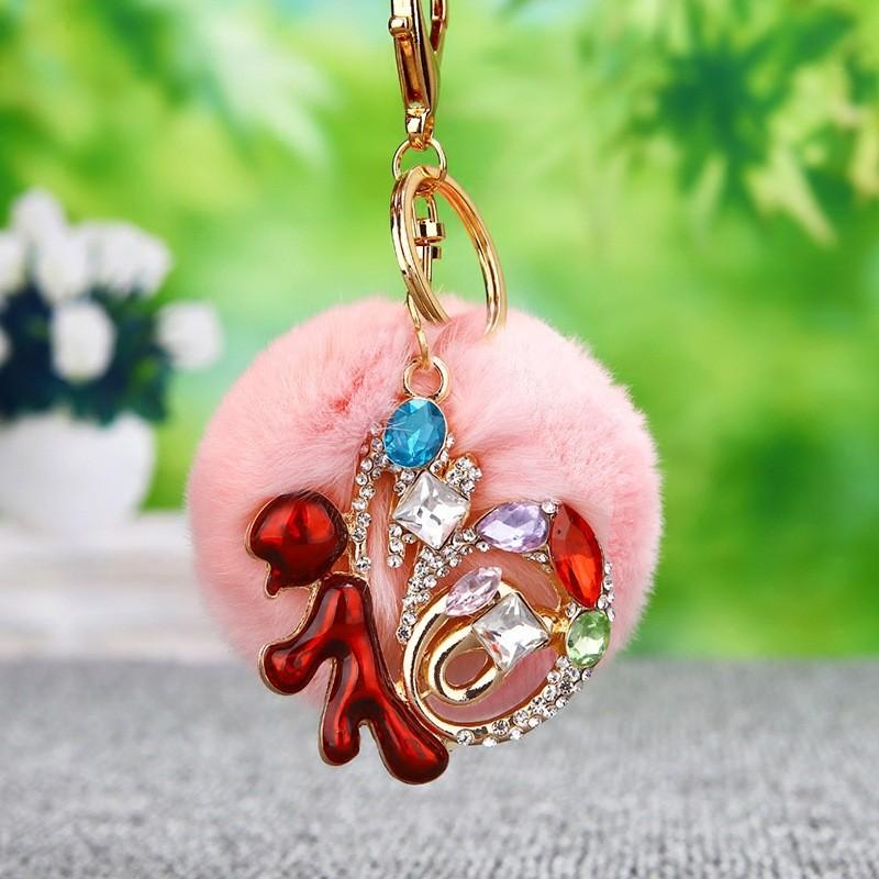 Уникальный брелок со словом «Процветание» в китайском стиле для женщин, креативное украшение для сумки, подарок