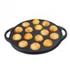 Противень для выпечки такояки, круглая форма для блинов, антипригарный материал, чугун