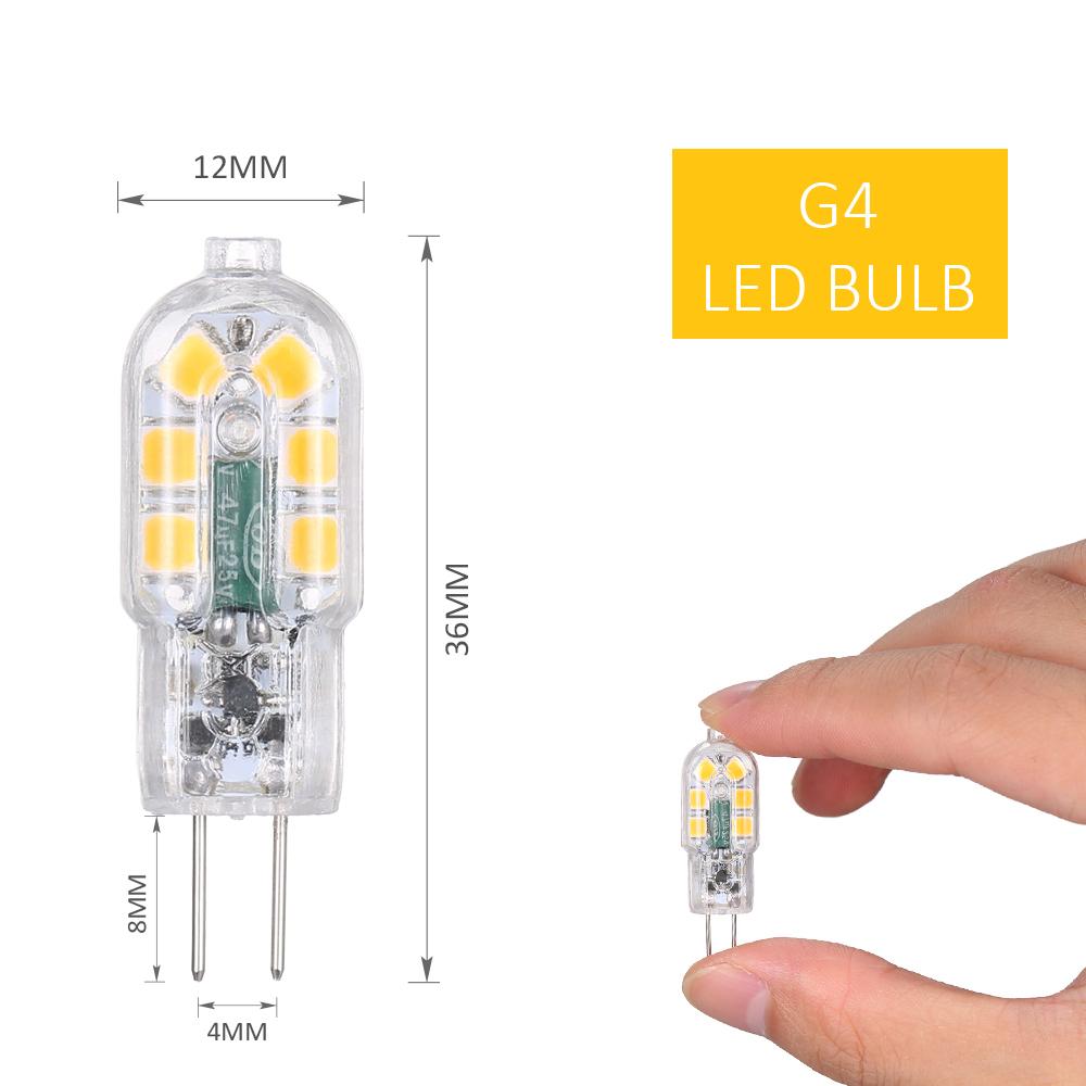 Tomshine Светодиодная лампа переменного/постоянного тока 12 В 3 Вт G4, эквивалентная замене галогенной лампы мощностью 30 Вт, энергосберегающая