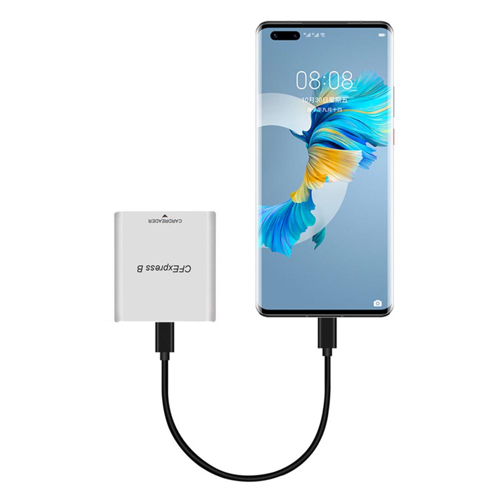 Кардридер из алюминиевого сплава для карты памяти CFexpress Type B USB 3.1 Gen2 10 Гбит/с