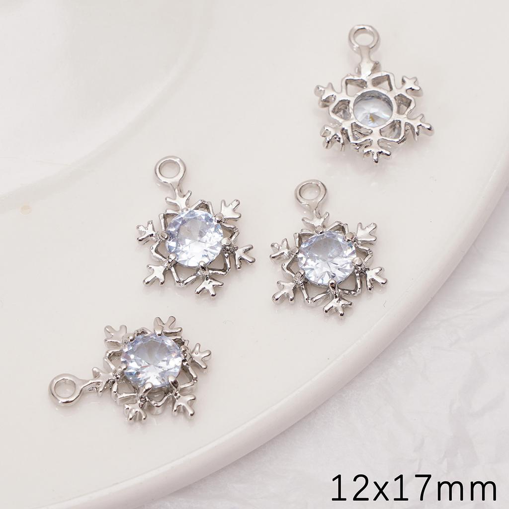 Набор блестящих металлических подвесок для изготовления украшений своими руками с дизайном сердца, ключа и цветка