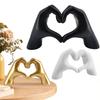 Resin Sculpture Figurines Art Crafts Desktop Ornament Nordic Love Gesture Statues Office Home