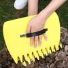 1 Pair Wear-resistant Leaf Catcher Labor-saving Leaf Grabber  for Picking Up Leaves Grass Clippings