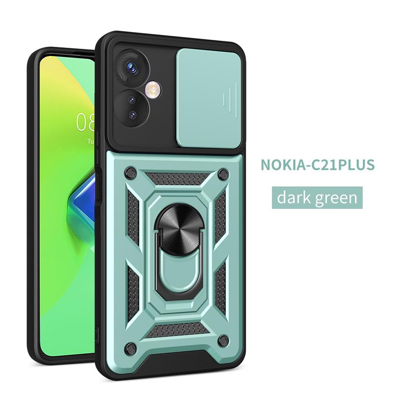 Для Tecno Spark 8C 9 чехол Slide Lens Armor телефон чехол для Tecno Spark Go 2022 Spark 8 9 Pro автомобильный магнитный держатель кольцо задняя крышка