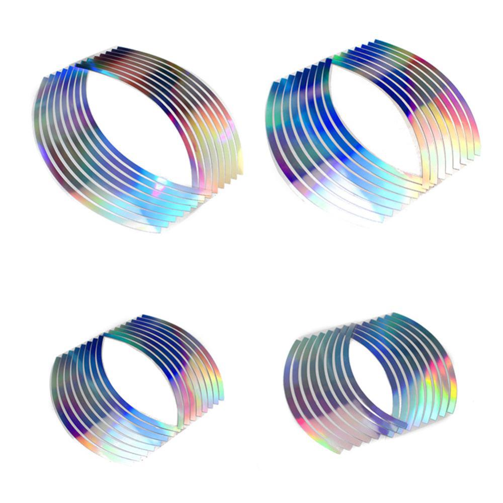 inches PVC Wheel Rim Tape Wheel Sticker Motorcycle Reflective Stripes Reflective Rim Stripe