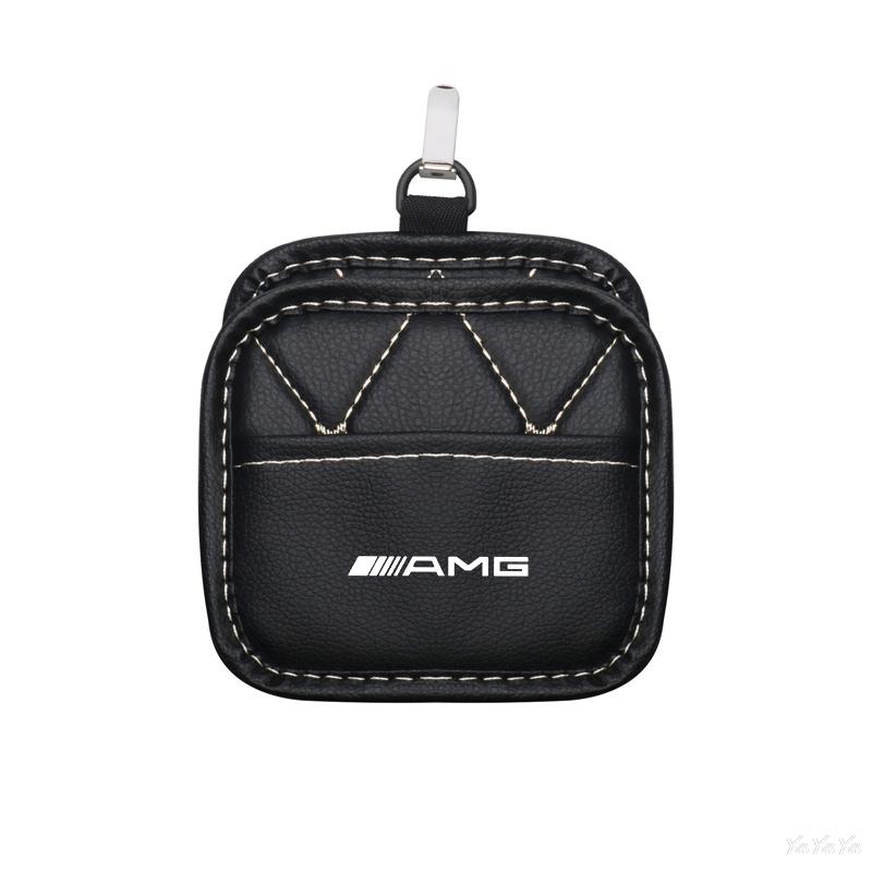 Car Air Outlet Convenient Storage Bag Auto Interior Accessories For Mercedes Benz AMG W204 W205 W203 W211 W212 W213 W201 sticker