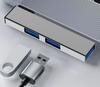 Type C 3 Port USB Hub Lightweight 3 In 1 OTG Splitter 5Gbps for PC Laptop Notebook Student Dorm Study Desk Printer Flash Drive