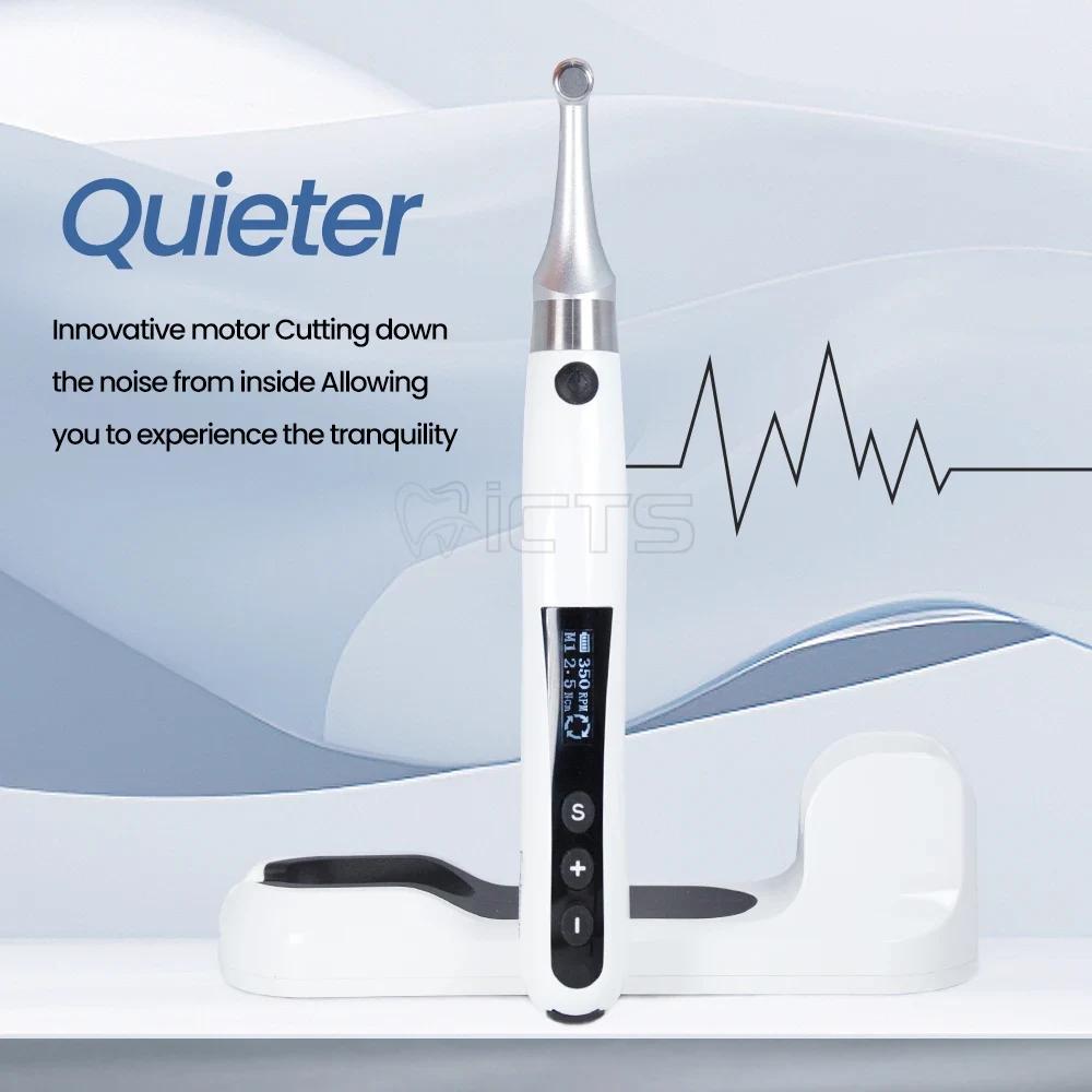 Бренд Dental E-xtreme Вес мотора Бесшумный рабочий процесс Снижение шума, Эргономичный мини-угловой наконечник, Комплексный встроенный файл