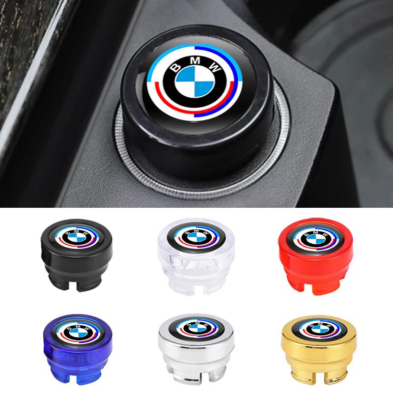 FNBA6 For BMW 50th Anniversary M2 M3 M5 G42 G30 G20 E39 E36 E87 F34 F30 ABS Car Cigarette Lighter Dust-proof Cover Plug Decoration Cap