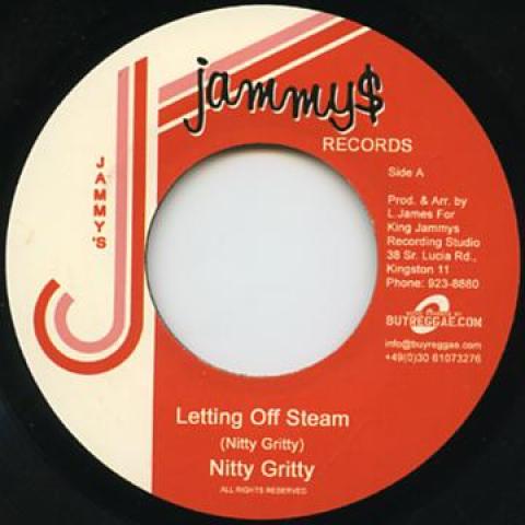 7-дюймовая пластинка NITTY GRITTY Letting Off Stream Версия JAMEU002 JammysBuyregga 1988 Европа Регги Ска Даб