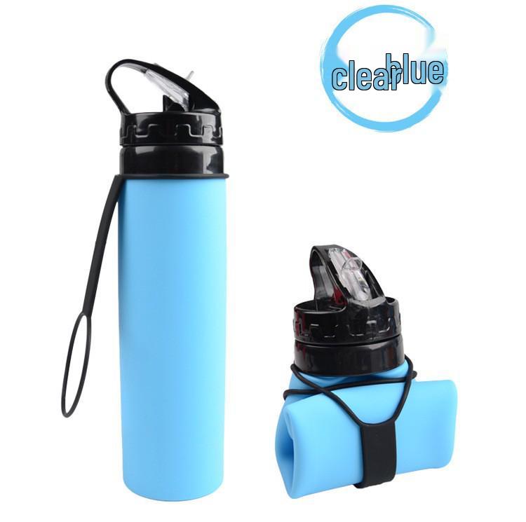 Foldable Silicone Outdoor Sports Water Bottle - Creative Travel Cup