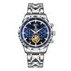 Gohuos 9814 Luxury Mens Wristwatch Waterproof Stainless Steel Quartz Wrist Watch for Men Reloj Para Hombre Box Bag Sets Package