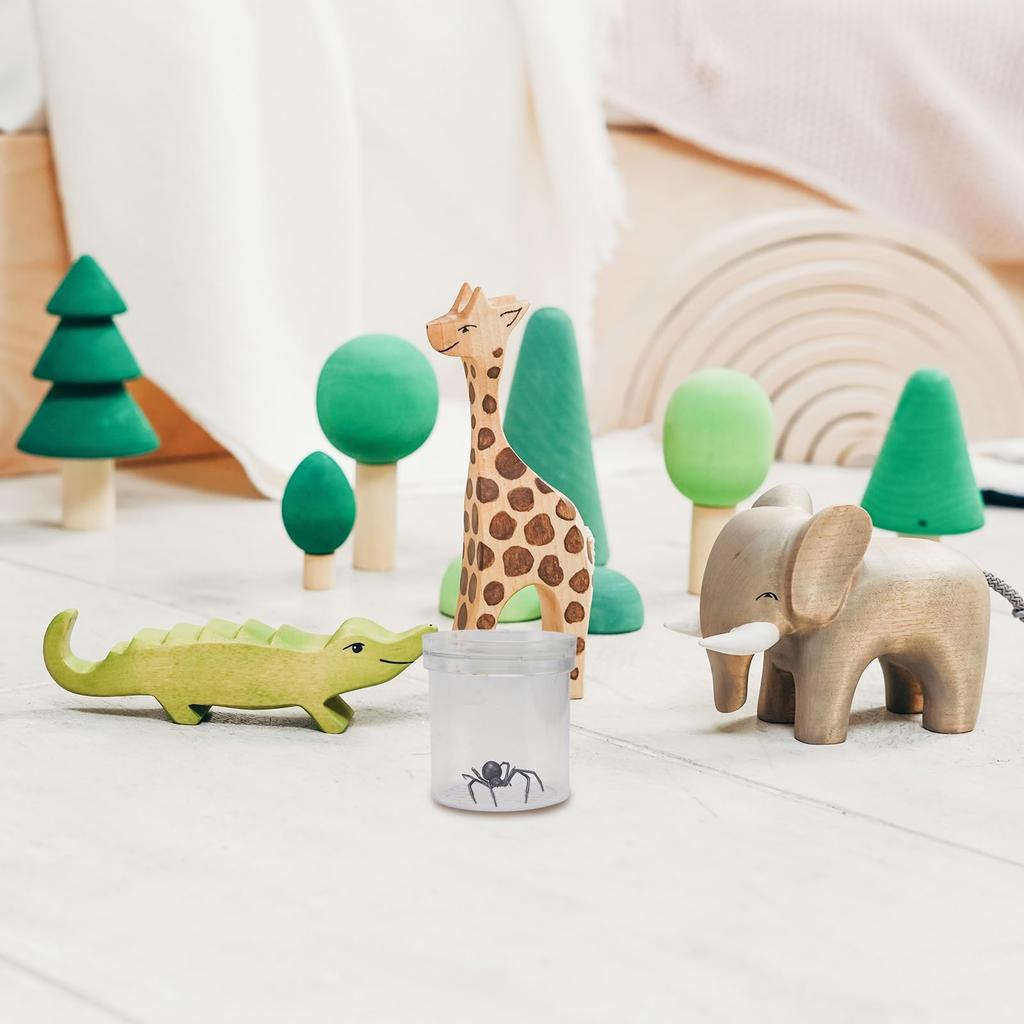 LEDMOMO Small Insect Cage 6 Pieces Magnifier Bug Viewer Insect Case with Magnifier Box Microscope Magnifier Magnifying Glass Nature Exploration