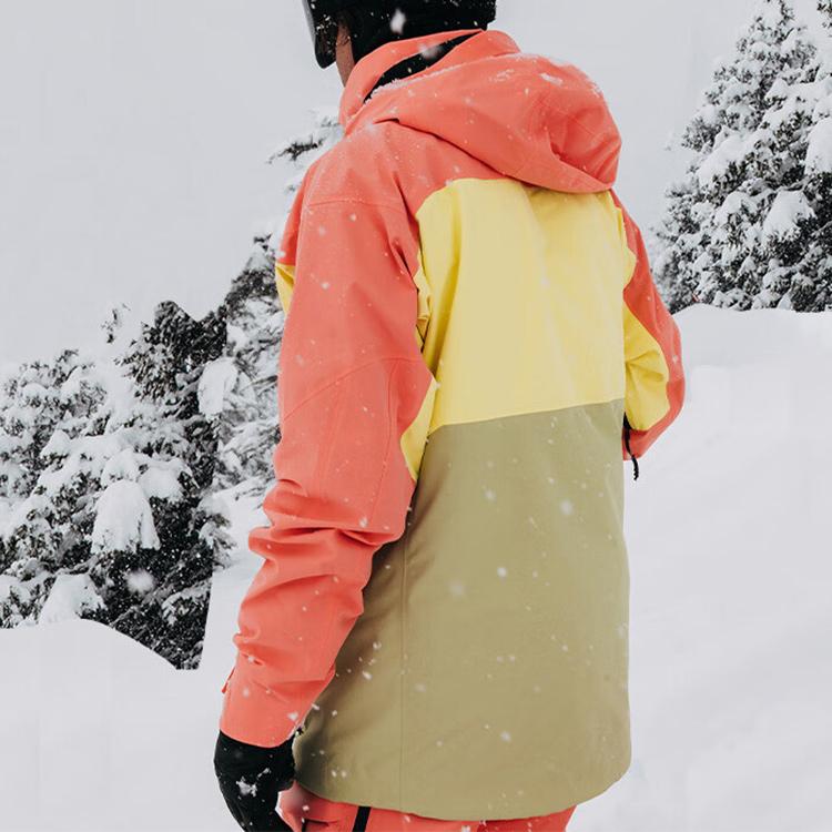 BURTON AK SWASH 23 24 Winter Season GORETEX 2L Ski Top Men's Coral Powder/Butter 10001110650