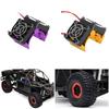 Motor Heat Sink with Double Cooling Fans for 1/8 Scale Remote Control Car Motors 4074 4274 1515 Model Modificatin Kits