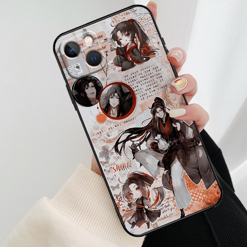 Эстетичный чехол для телефона Mo Dao Zu Shi для iPhone 17 Pro Max 15 14 13 11 12 16 Pro Max mini 15 16 Plus 16e 17 Air Cover