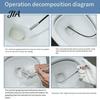 Flexible Drain Claw Grabber Pick Up Tool, Hair Removal Ergonomic Metal Spring Kitchen Sink Unblocker Grip Claw, Unclogging Tool for Sewer Pipe