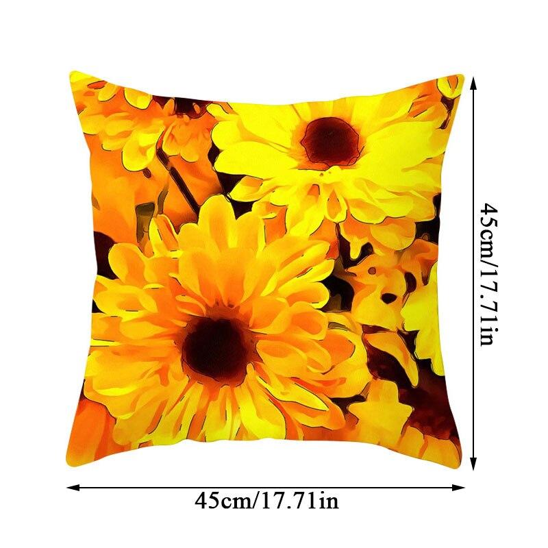 Daisy Cushion Cover Car Decoration Sofa Pillow Cover Home Goods Pillow Cover Pillow Cover Pillow Cover Hot Sale