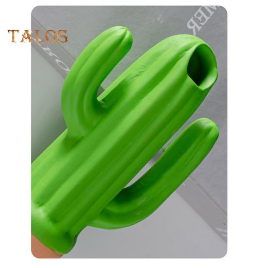 4 шт. шипов для полива в форме кактуса, терракотовые глиняные колышки для растений с самополивом, шипы для полива с медленным высвобождением для комнатных и уличных растений