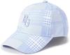 [PEARLY GATES] Unisex Cap (Checked Pattern, UV Protection)  Golf Hat  053-5187205 111Blue FR