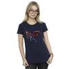 DC Comics Womens/Ladies The Flash Supergirl Cotton T-Shirt