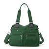 Solid Color Handbag Nylon Shoulder Bag Women's Large Capacity Tote Bag