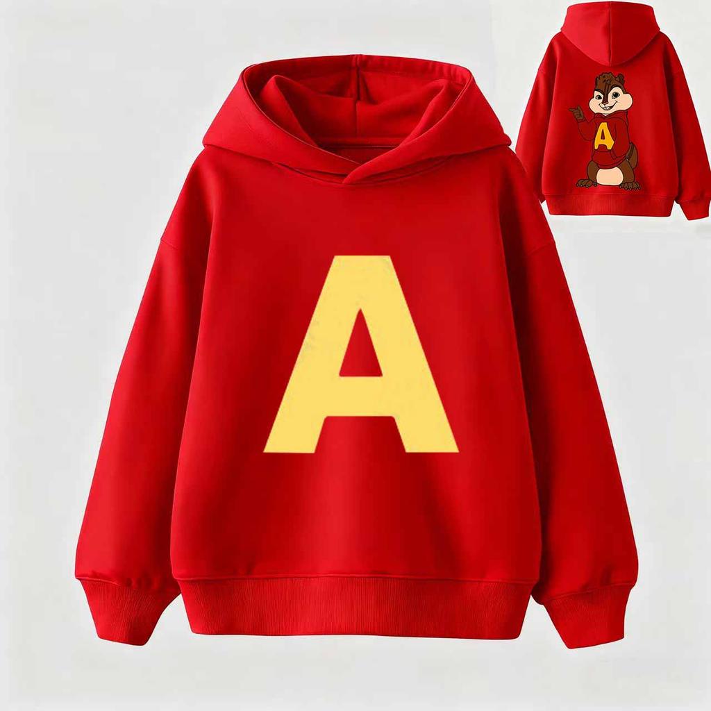 Детская мужская толстовка с пуловером из мультфильма «Элвин и бурундуки: Грызун-радость» может быть использована как худи для лучшего друга