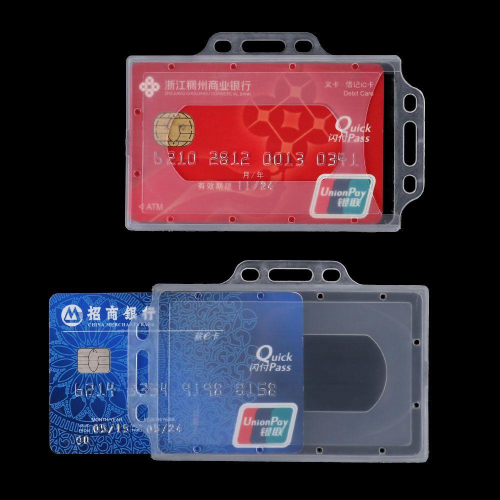 Business Case Badge Office School Multi-use ID Card Pouch Card Sleeve Name Card Work Card Holders
