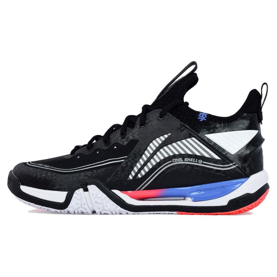 Li Ning Ground Flight 2 Pro Mid-Top Badminton Shoes Unisex Shoes Black AYAT003-1