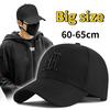 2026 New XXL Large Size Men's Cotton Baseball Caps 60-65cm Big Head Hard Top Trucker Cap Women Summer Sun Protection Sports Hat