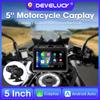 5-дюймовая Мотоциклетная GPS-навигация IPX7 Водонепроницаемая Беспроводная Carplay Android Auto Экран Дисплея Портативный Мотоциклетный Монитор мото