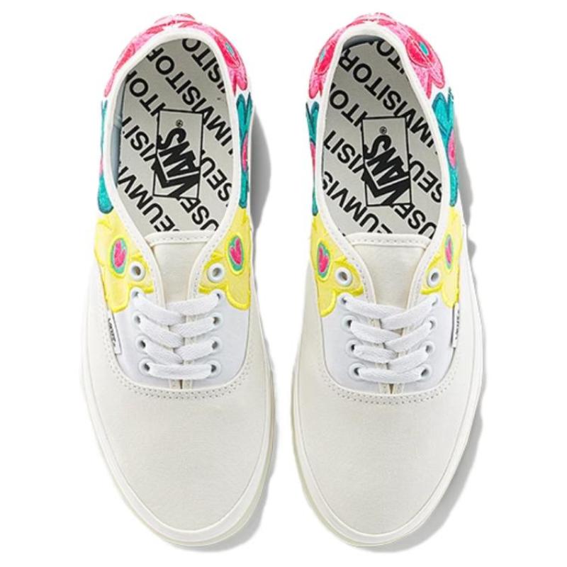 Vans Оригинальные кроссовки X The Museum Visitor 'Белый Желтый Розовый' VN000CRTBPH