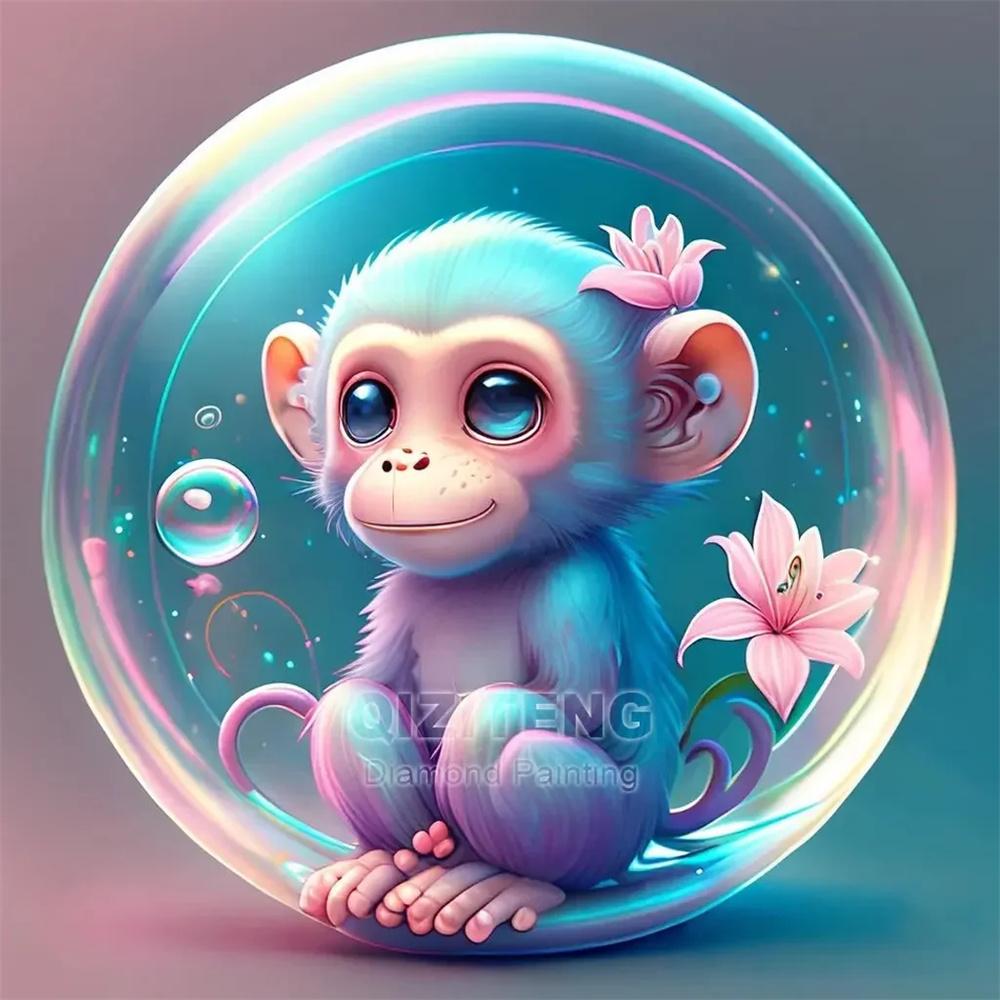 5D AB Diamond Painting Unicorn Tiger Dog Glass Ball Animal Picture Cross Embroidery Mosaic Kit Hobbies Diy Decoration