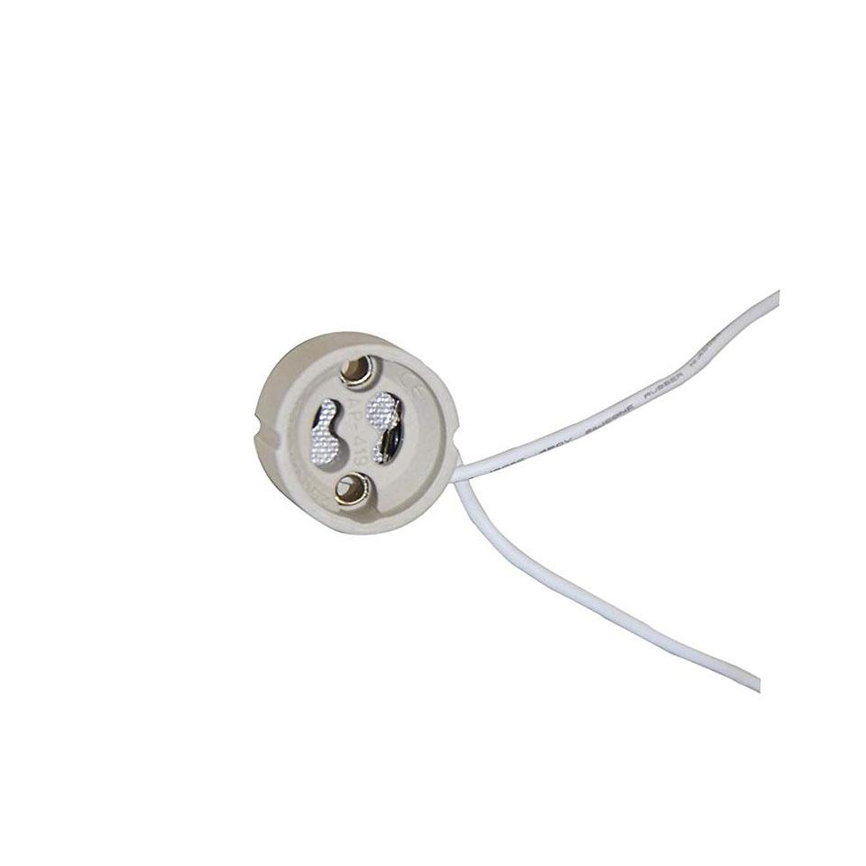 10 шт. GU10 держатель лампы цоколь адаптер проводной разъем керамическая розетка для GU10 светодиодный галогенный светильник