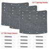 RV Step Covers, 3 Pack 20   Wide   Step Covers for Radius Steps for Radius Steps,   RV Step Rug Carpets Fit 8-11     RV Stairs, Gray