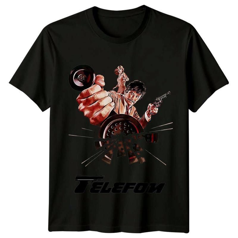 Telefon (1977) Movie Poster Inspired Unisex T-Shirt Retro 70s Tee Graphic Tee