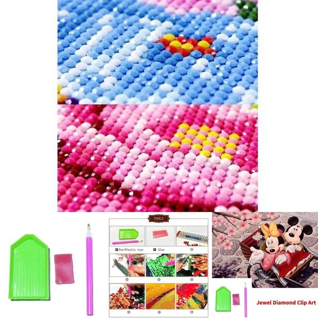 A4 Diamond Painting Tools Set Plastic Light Board Copy Table Point Drill Pen Clay Kit