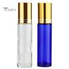 3/12 шт., флаконы с роликовыми шариками для эфирного масла, многоразовые пустые бутылки из прозрачного стекла с роликовыми шариками из нержавеющей стали для парфюмерии, косметического лосьона Essential