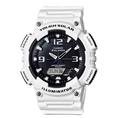 Мужские часы Casio Collection AQ-S810WC-7AJH Белые цифровые спортивные часы