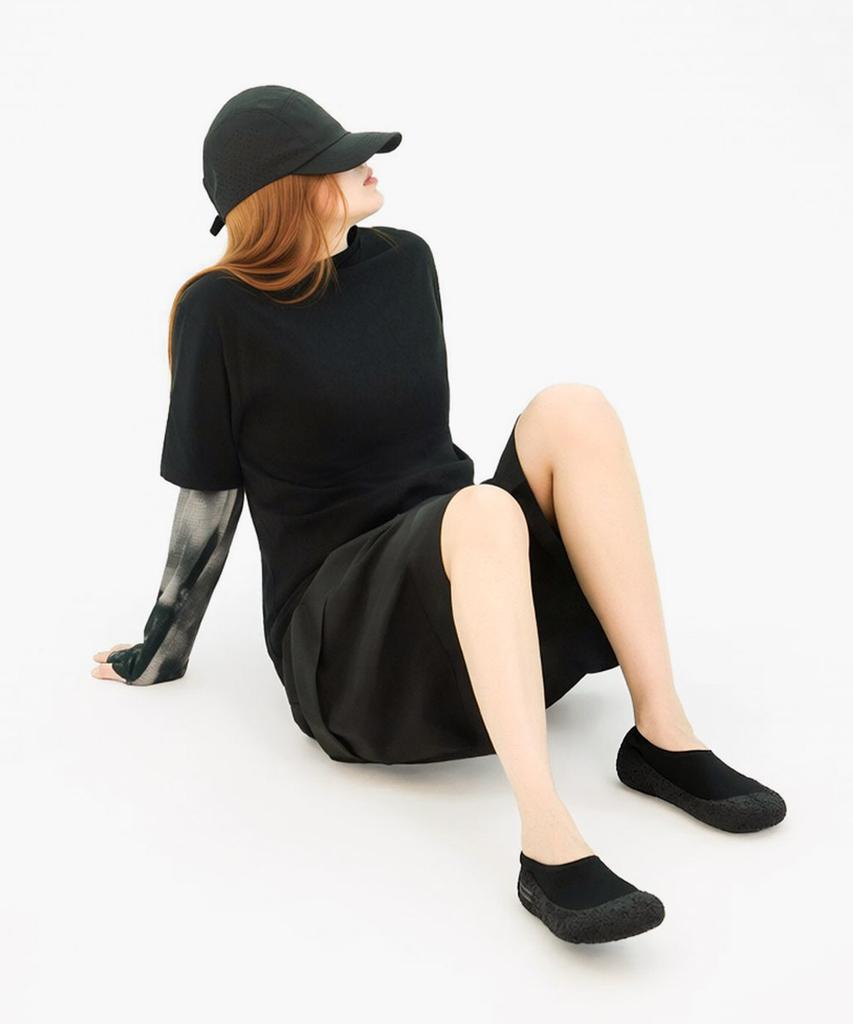 Bsqt By Classy Go120 Laroo Нескользящие Водные Плоские Аквашузы Черные