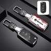 RUDX8 Car Flip Remote Key Fob Case Cover For Skoda Octavia A5 A7 Fabia Superb Kodiaq Karoq Protector Shell Bag Keychain Accessories