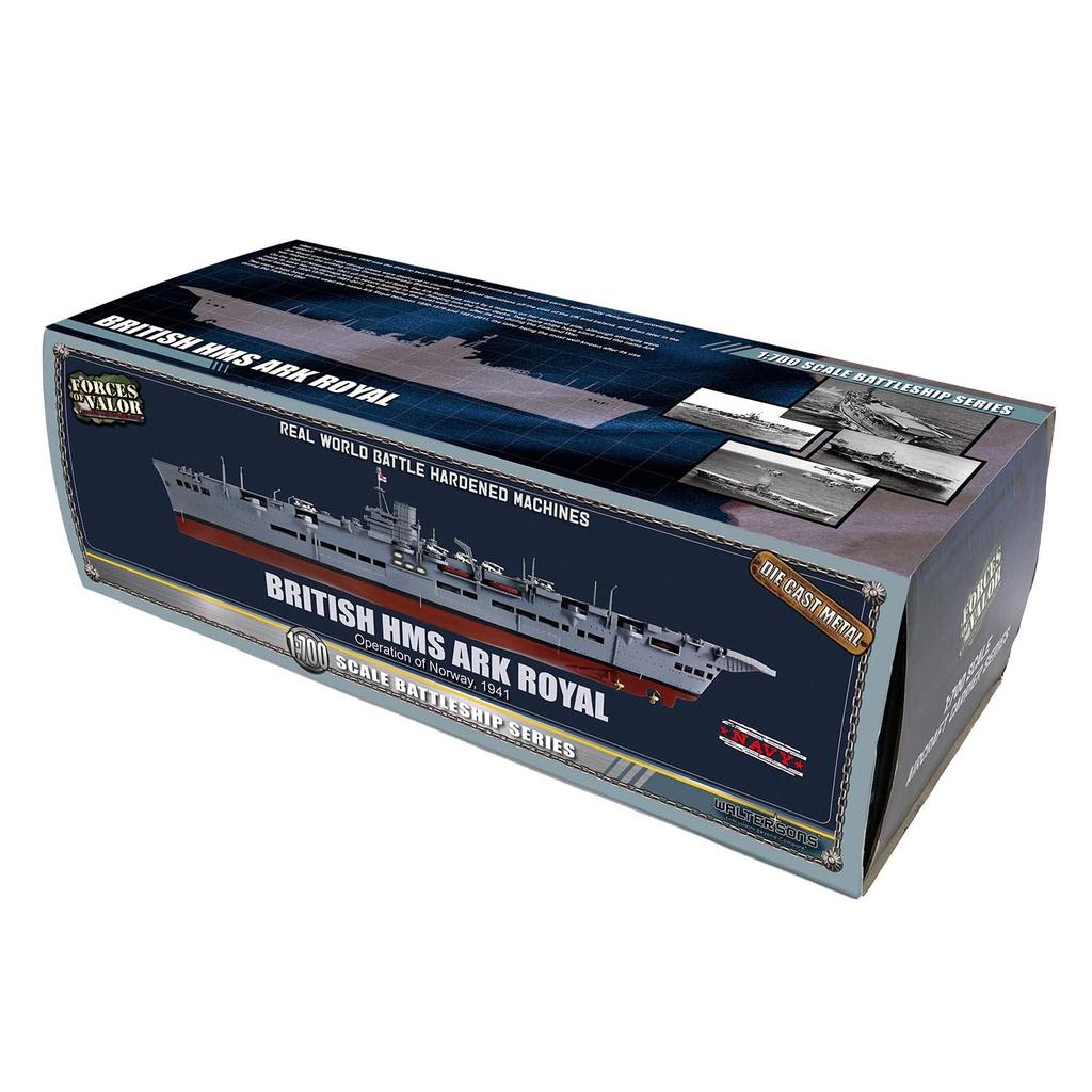 Корпус авианосца Королевского флота WALTERSONS Ark Royal, готовый продукт 1/700, Вторая мировая война (Полная версия)