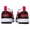 Puma Rebound V6 Low White Black Red Unisex Sneakers For-All-Time-Red 392328-04
