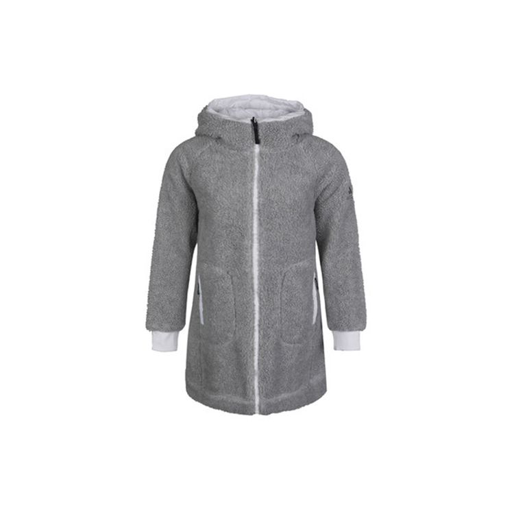 adidas Куртка W Rev Sherp для активного отдыха на молнии, хлопковое пальто, зимняя женская куртка, средне-серый цвет GI7955