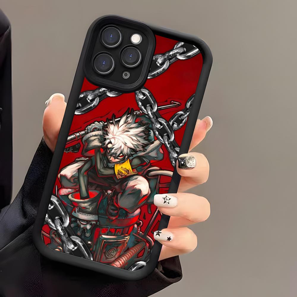Чехол для телефона Manga G-Gachiakuta для iPhone 17 Air 16 E 15 14 Plus 13 12 11 Pro Max Черный Небесное Око Ступенчатый Защитный Чехол
