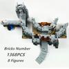 MOC Magical Castle Knight American TV Movie Battle of Helm's Deep Castle Tower Model Building Blocks Bricks Festival Party Gifts