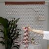 Beaded Door Curtain Room Divider Hanging Door Beads String Curtain Tassel Screen Blind for Window Doorway Living Room Bedroom Decor
